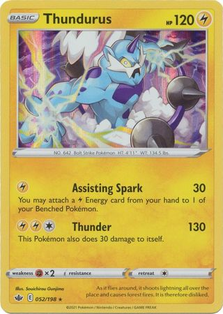 Chilling Reign - 052/198 - Thundurus - Holo
