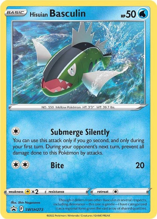 Black Star Promos - SWSH273 - Hisuian Basculin - Holo